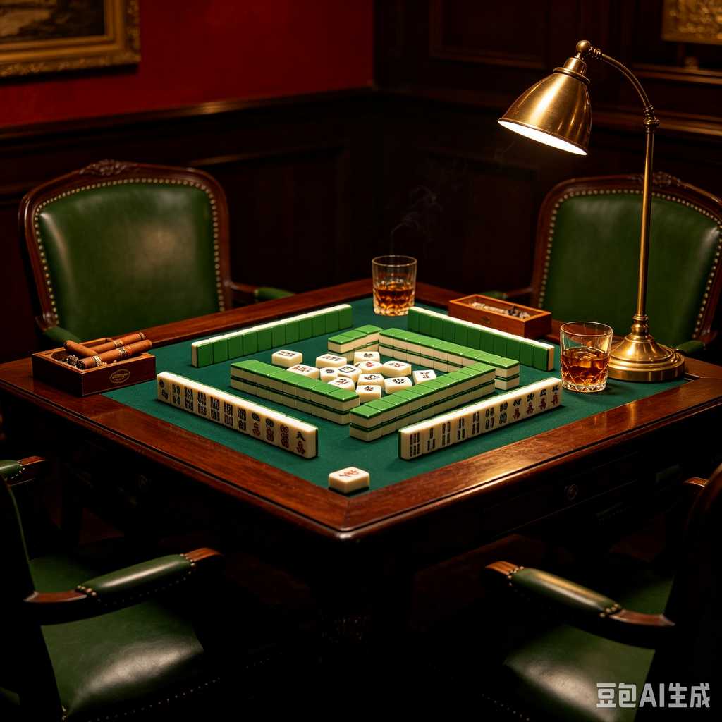 small portable mahjong set